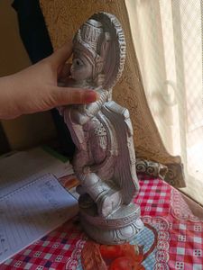 Silver Krishna Statue
