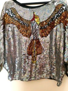 Sparkling Sequin Bird top