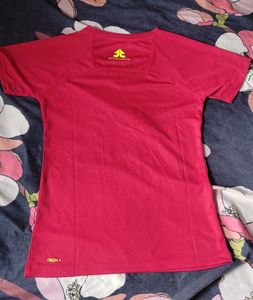 Women Red 'Make Things Happen' Tee