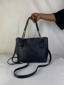 Tory Burch Amanda Pebbled Leather Convertible Bag