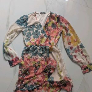 Cream floral Top