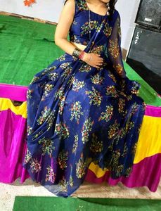 Floral Lehenga Choli With Dupatta