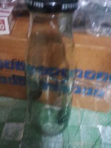 Vintage Keven's Glass Milk Bottle