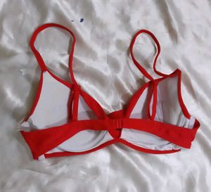 Vibrant Red Bikini Set sez xs