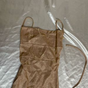 Sparkling Champagne Maxi Dress