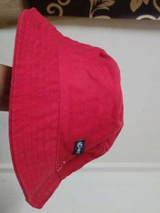 Red Bucket Hat - 'D-Nice' Label