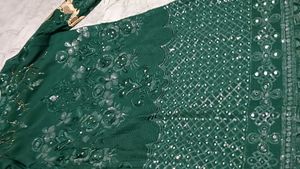 Emerald Green Embellished Kurta