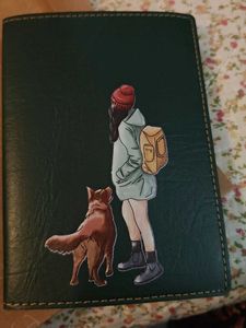 Messy Corner Forest Green Passport Cover