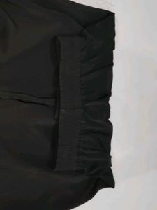OFF DUTY BUTTON UP PLEATED HIGH WAIST PANTS