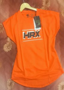 HRX Orange brand new gym T-Shirt