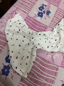 Cute White Printed Top | Excellent Condition