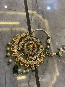 Exquisite Peacock Design Nose Pin