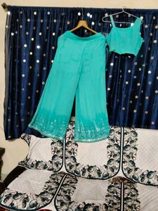 Teal Palazzo Set 🩵