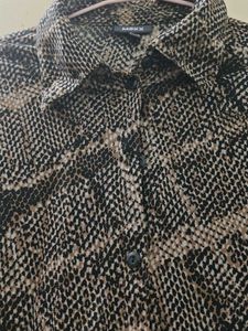 Women's Snake Print Long Sleeve Top