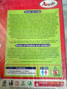 Annie Magnetic Ludo Snakes &amp; Ladder