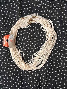 White Beaded Necklace