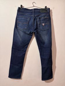 Guess Men's Blue Denim Jeans