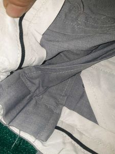 Classic Beige Linen Blend Trousers