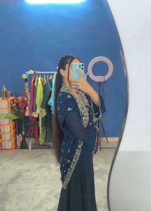 sarara blouse and sarg 3 pics totally hand work