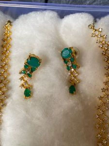 Emerald Green Necklace Set