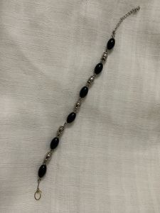 Chic Black Beaded Handmade Bracelet