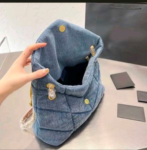 Ysl Stylish Denim Shoulder Bag