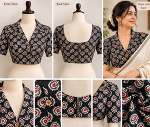 Stylish Printed Cotton Blouse