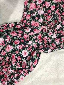 Floral Print Tube Romper💗
