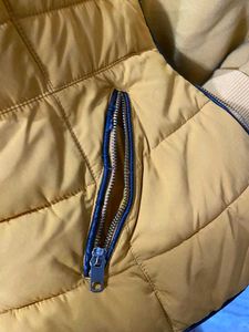zara Mustard Puffer Jacket