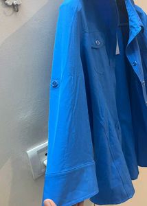 Blue Button-Up Shirt