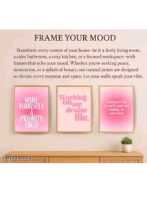 Set of 3 Motivational Art Prints
