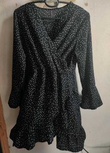 Chic Polka Dot Mini Dress
