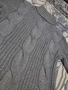 Cozy Cable Knit Mock Neck Sweater