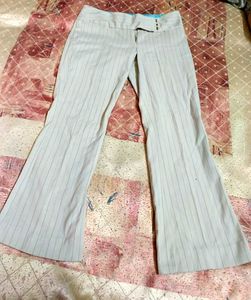 New Classic Beige Bootcut Formal Trouser