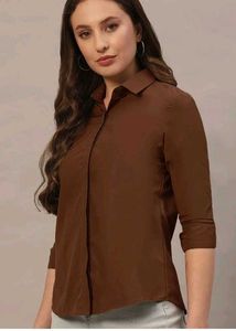 Roadster Brown Cotton Shirt 🤎✨