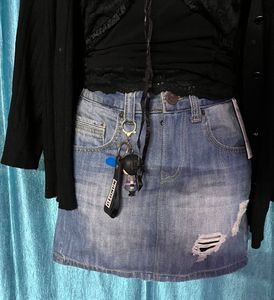 Denim Mini Skirt