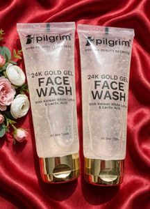 Pack of 2 Pilgrim 24k Gold Gel Facewash with Korea