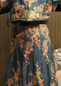 Mom's Zari Work Lehenga Choli
