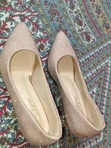 Sparkly Rose Gold Heels