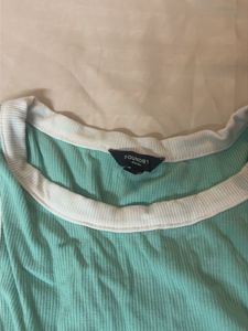 Mint Green Cropped Wrap Top