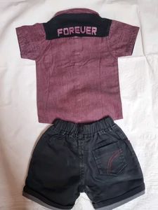 Cute Boys Shirt and Shorts Set