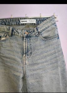 Washed Blue Denim Jeans