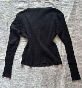 Black Wrap Top