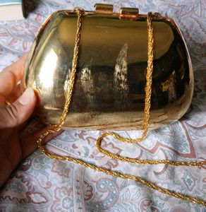 Solid Gold Evening Bag