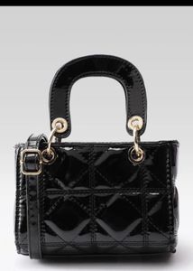 dress berry mini black sling bag