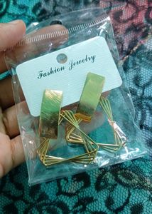 Trendy Golden Earrings