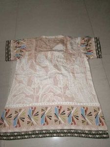 Tropical Print Tunic Top