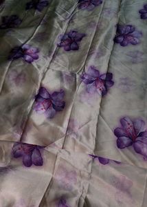 Elegant Floral Print Saree