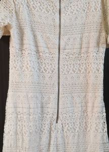 Chic White Lace Dress