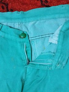 Sea Green Jeggings/Jeans